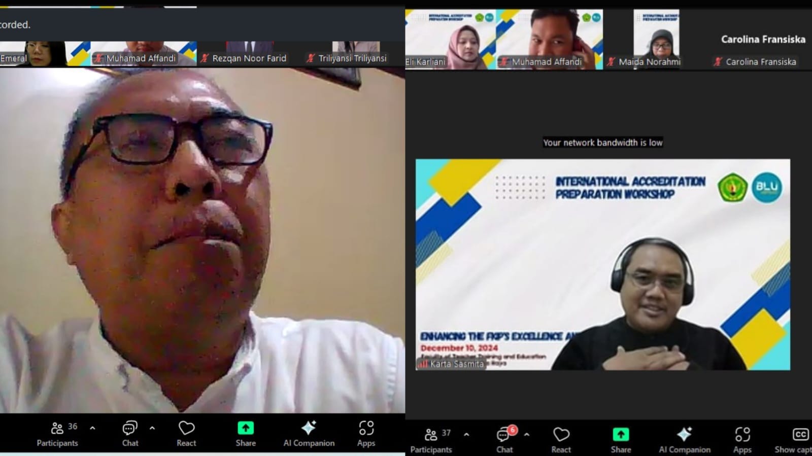 Mewujudkan UPR Unggul dan Berkarakter, FKIP-UPR Matangkan Strategi Akreditasi Internasional Zoom Meeting: workshop daring bertajuk persiapan akreditasi internasional, Selasa (10/12/2024). Mewujudkan UPR Unggul dan Berkarakter, FKIP-UPR Matangkan Strategi Akreditasi Internasional Mewujudkan UPR Unggul dan Berkarakter, FKIP-UPR Matangkan Strategi Akreditasi Internasional